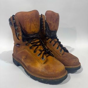 Danner Quarry USA 8” D. BRN Waterproof Gore-Tex Leather Work Boots